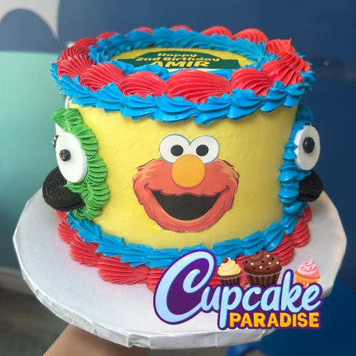 Cookie Monster themed Cake