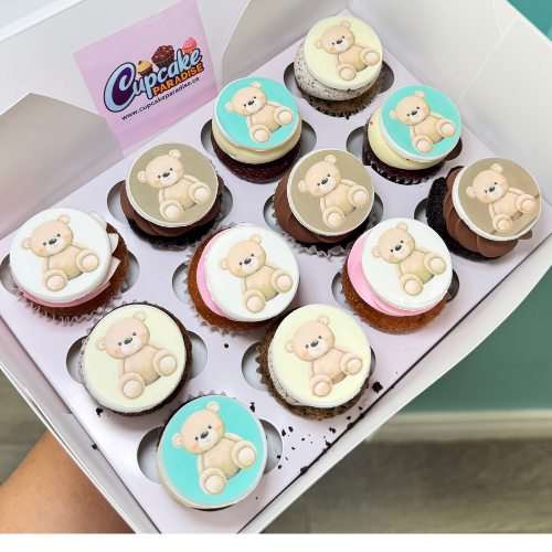 Mini Teddy Bear Cupcakes - Choose your flavors