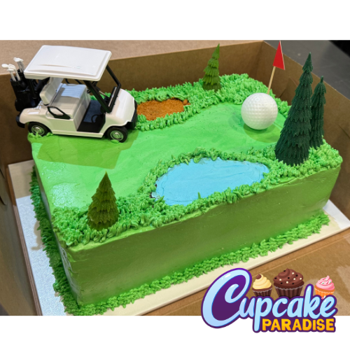 Golf Themed Cake