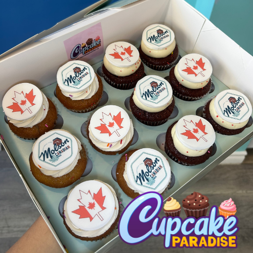 Branded Logo Cupcakes - Choose Your Flavors