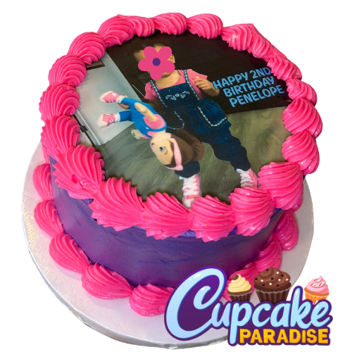 Round Custom Logo / Photo Cake